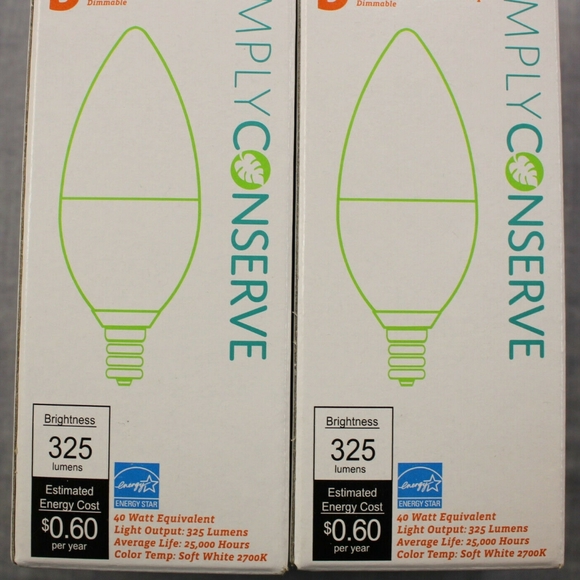 Simply Conserve 5 watt Clear Candelabra LED - Picture 5 of 5
